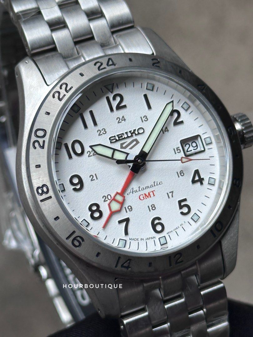 Brand New Seiko 5 Polar Explorer Automatic GMT Japan Exclusive SBSC009