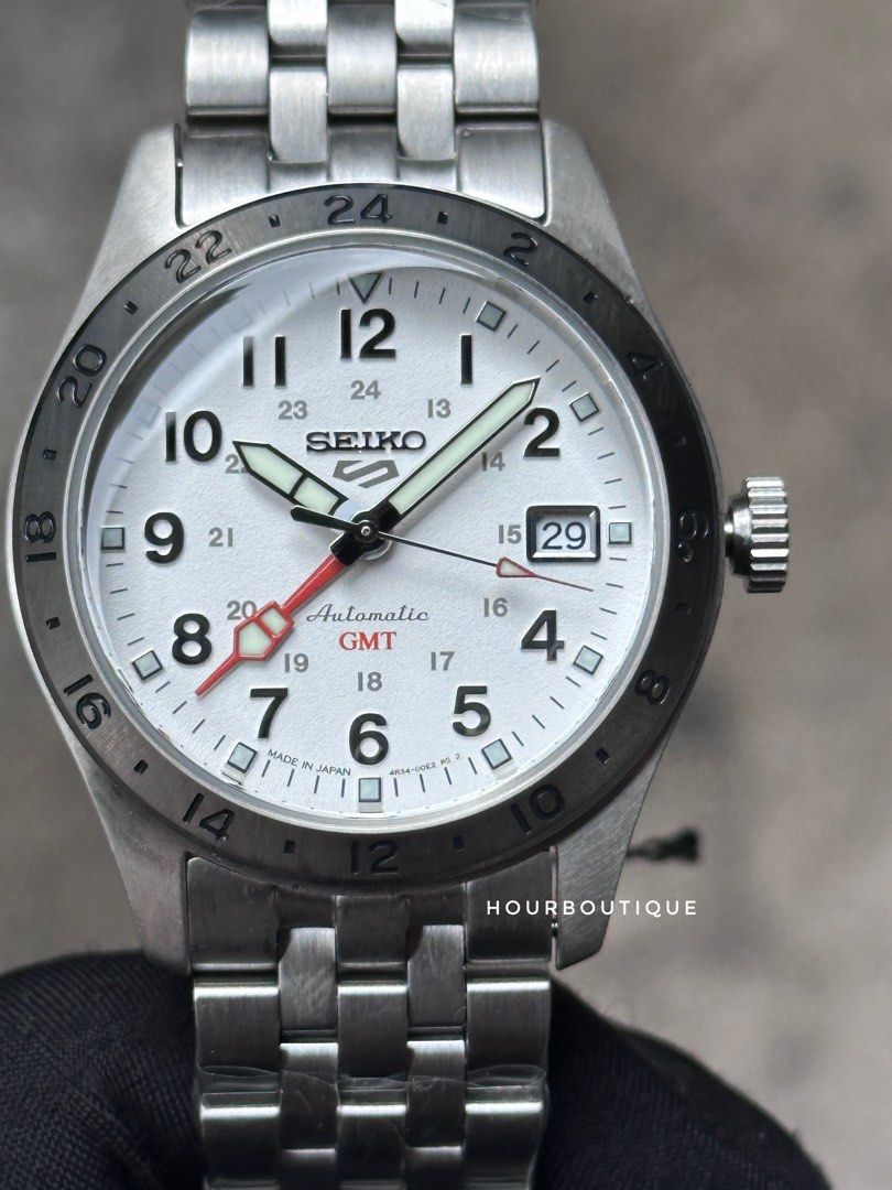 Brand New Seiko 5 Polar Explorer Automatic GMT Japan Exclusive SBSC009