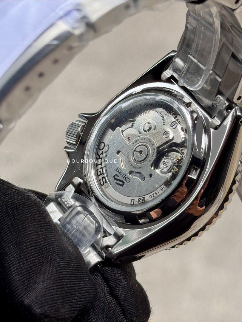 Brand New Seiko 5 Sports Racing Bezel Blue Dial Automatic Watch SRPK65K1