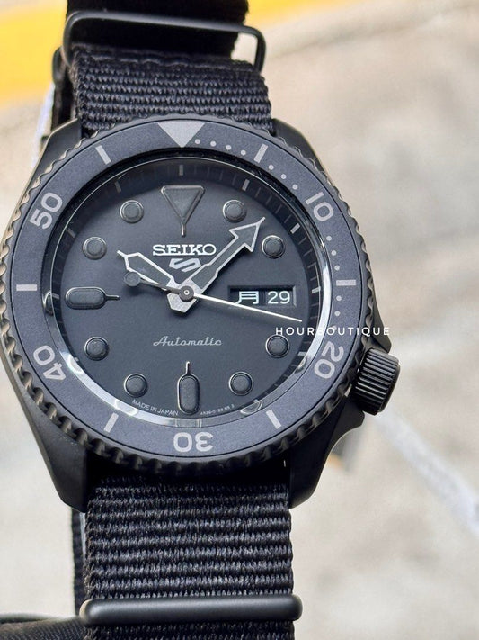 Brand New Seiko 5 Stealth , Made In Japan Version Automatic Watch SRPD79K1 SBSA025