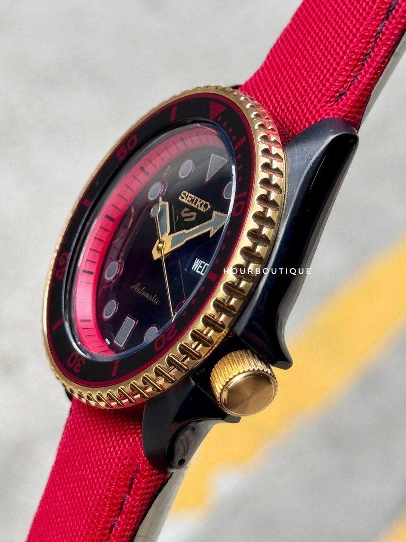 Brand New Seiko 5 Street Figher Ken Series , Automatic Watch SRPF20K1