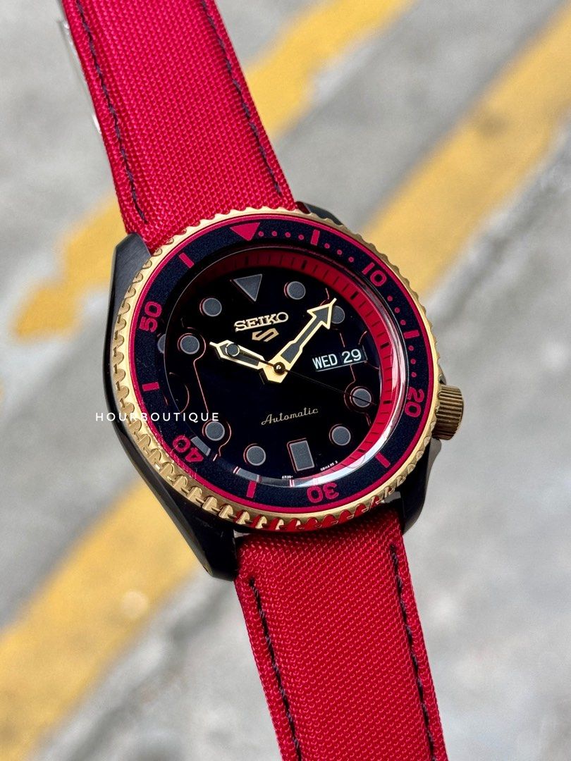 Brand New Seiko 5 Street Figher Ken Series , Automatic Watch SRPF20K1