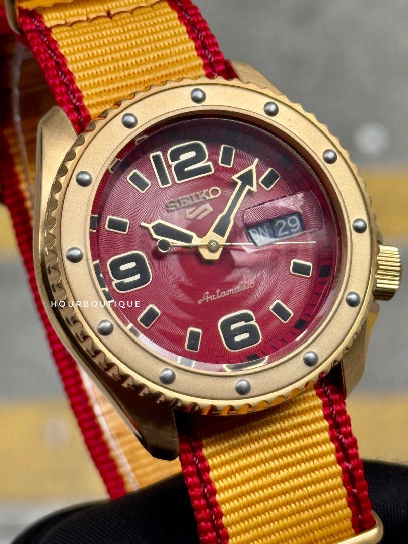 Brand New Seiko 5 Street Fighter Zangief Edition Automatic Watch SRPF24K1