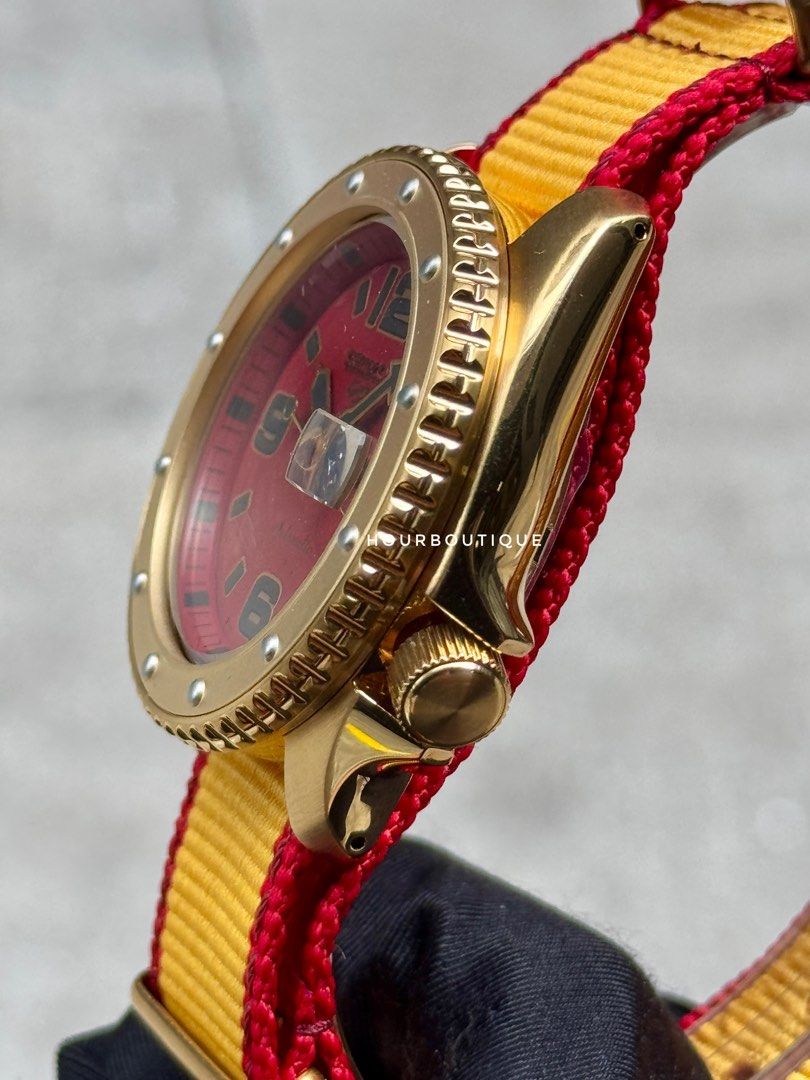 Brand New Seiko 5 Street Fighter Zangief Edition Automatic Watch SRPF24K1