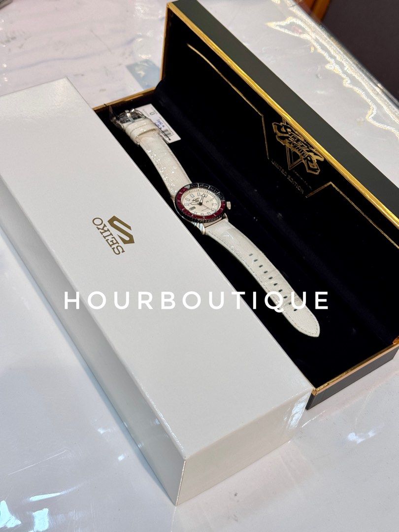 Brand New Seiko 5 X Street Fighter Ryu Edition , Automatic Watch Made In Japan Editjon SBSA079