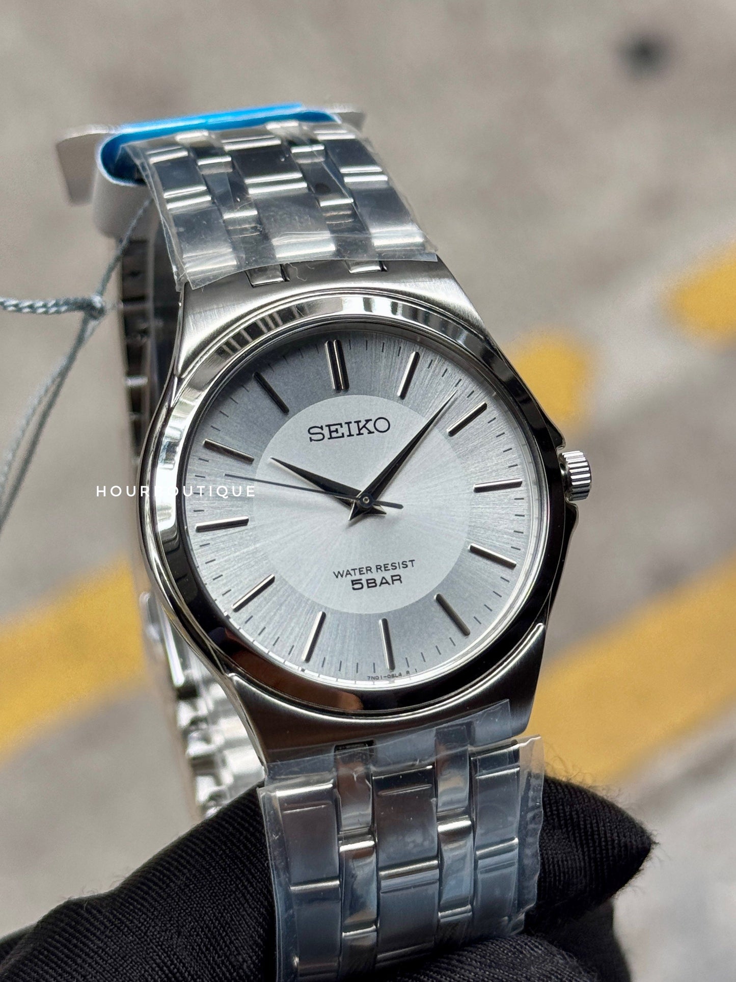 Brand New Seiko Japan Exclusive Quartz 36mm Silver Dial Watch SCXP021