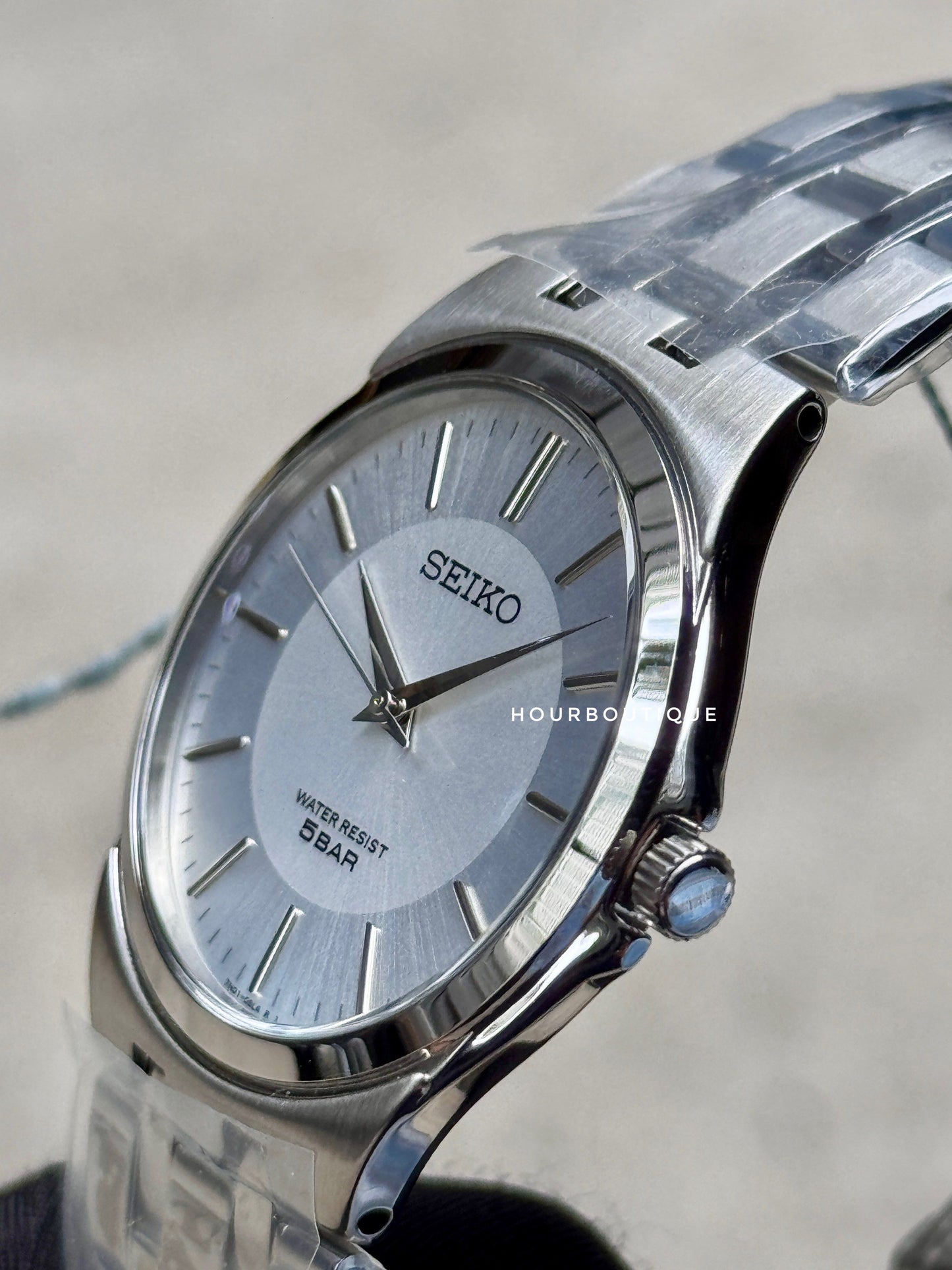 Brand New Seiko Japan Exclusive Quartz 36mm Silver Dial Watch SCXP021