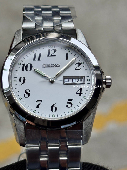 Brand New Seiko Japan Exclusive White Dial 38mm Quartz Watch SCXP009