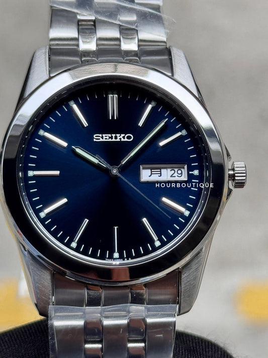 Brand New Seiko Japan Exclusive Blue Dial 38mm Quartz Watch SCXC011