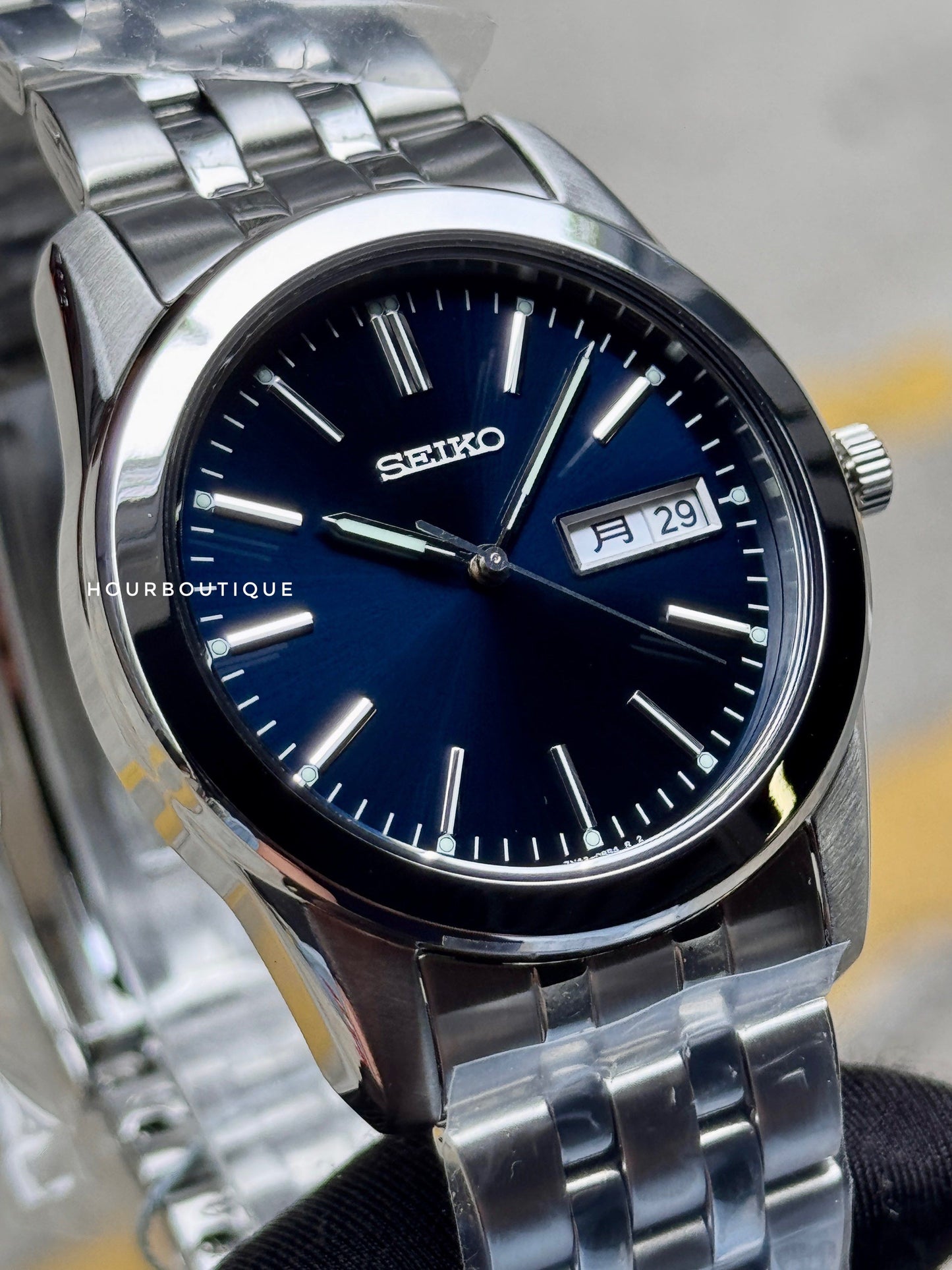Brand New Seiko Japan Exclusive Blue Dial 38mm Quartz Watch SCXC011
