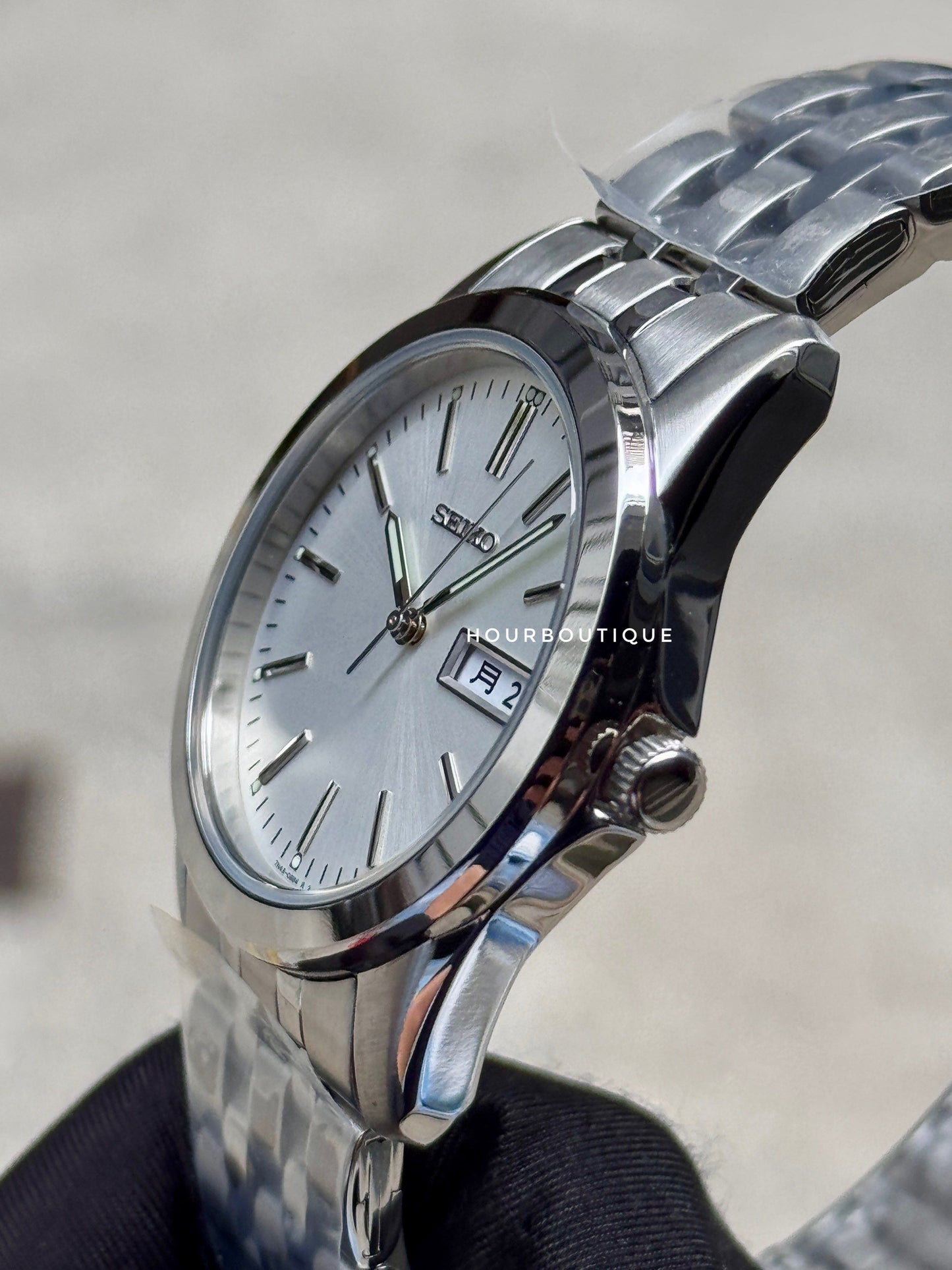 Brand New Seiko Japan Exclusive Silver Dial 38mm Quartz Watch SCXC007