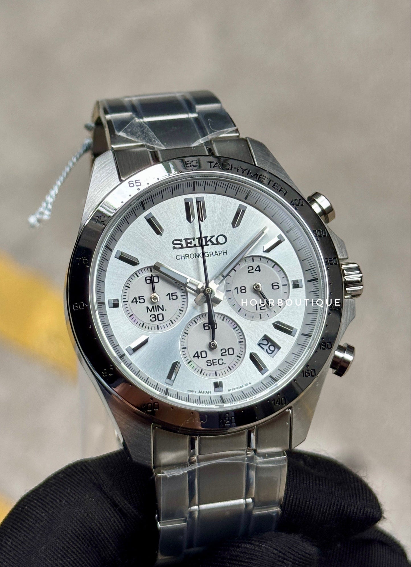 Brand New Seiko Japan Exclusive Silver Dial Quartz Chronograph Watch SBTR009