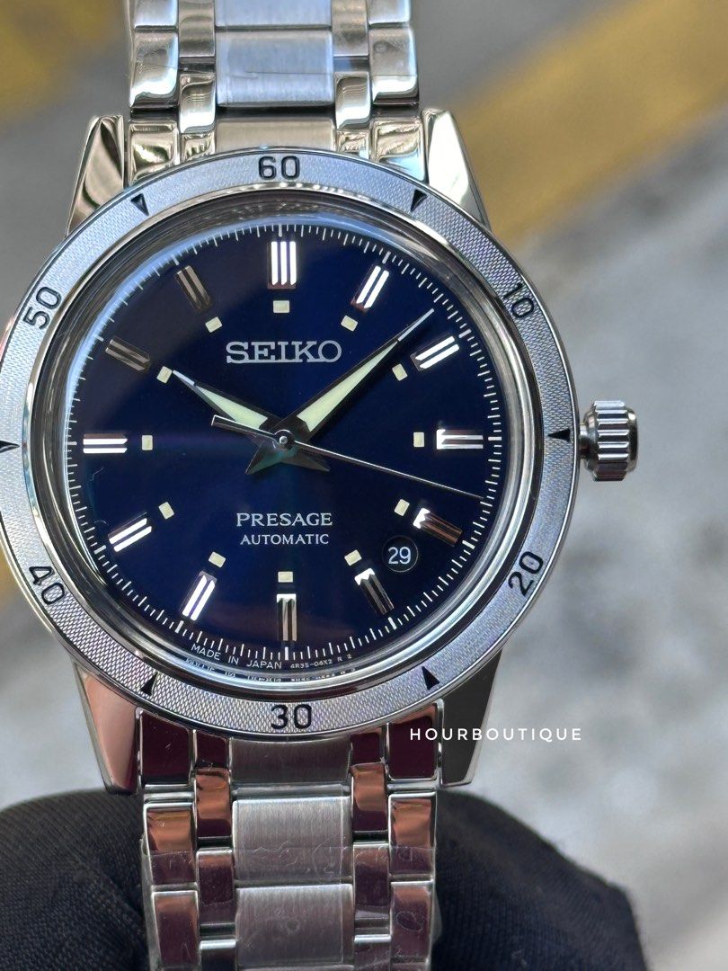 Brand New Seiko Presage 60’s Style Blue dial Mens Automatic Watch SARY147 S$568