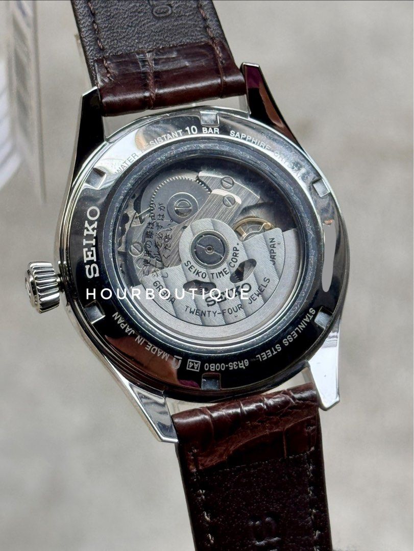 Brand New Seiko Presage Arita Porcelain Dial Automatic White Dial Dress Watch SPB095J1