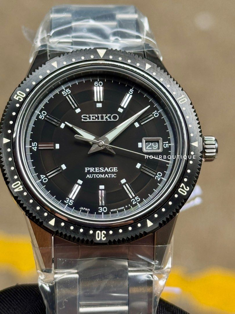 Brand New Seiko Presage Black Dial Limited Edition Automatic Watch SPB131J1