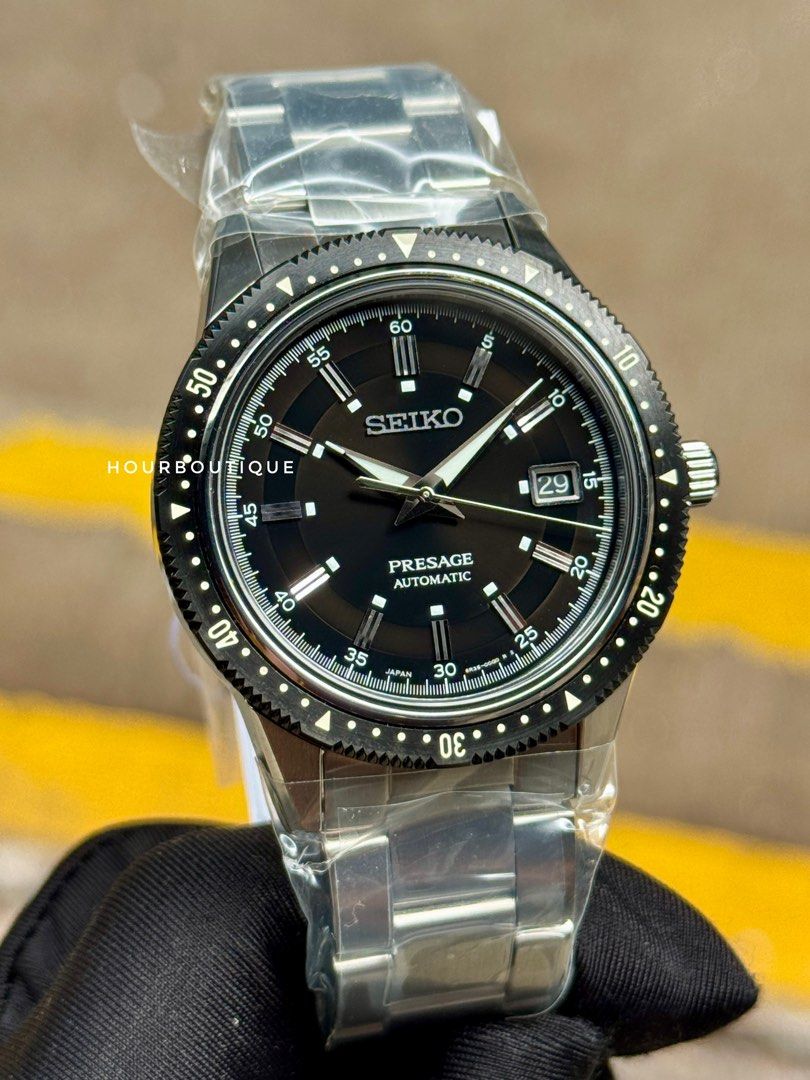 Brand New Seiko Presage Black Dial Limited Edition Automatic Watch SPB131J1