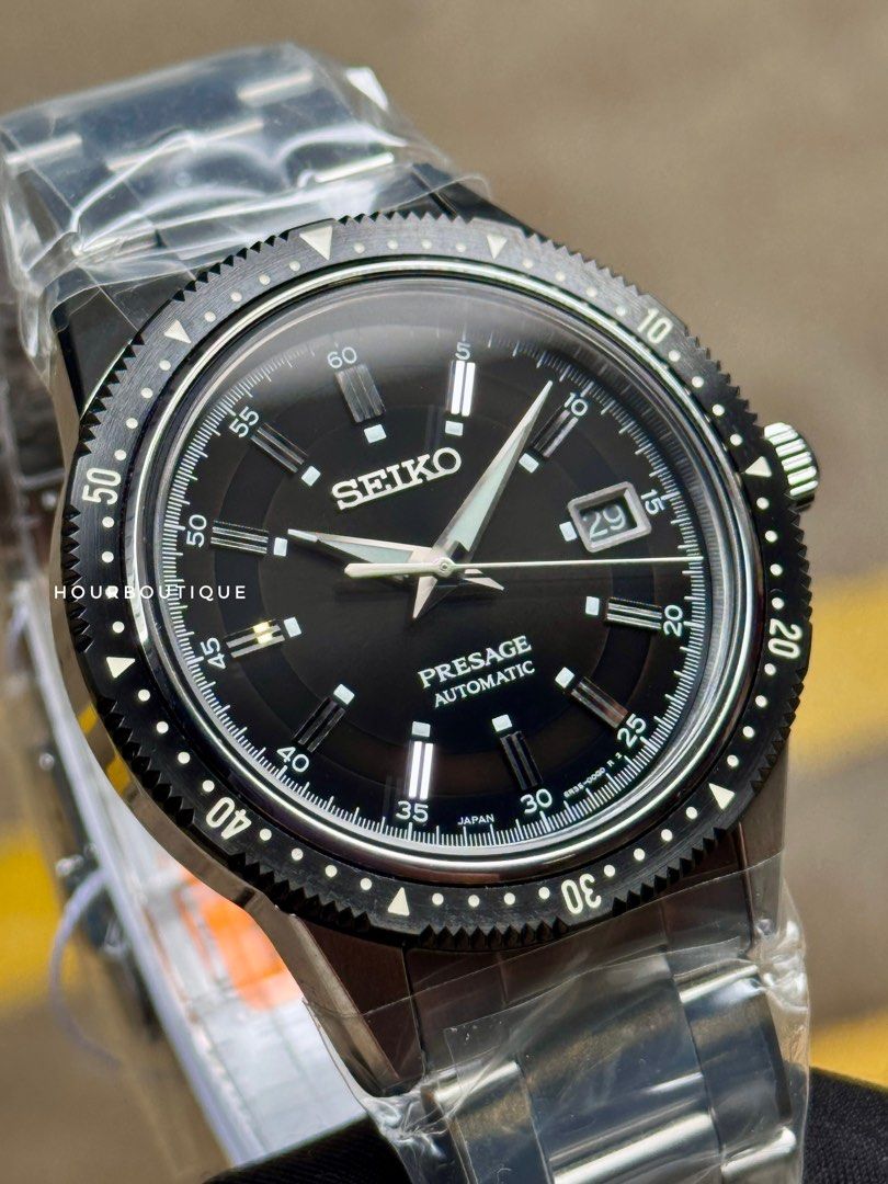 Brand New Seiko Presage Black Dial Limited Edition Automatic Watch SPB131J1