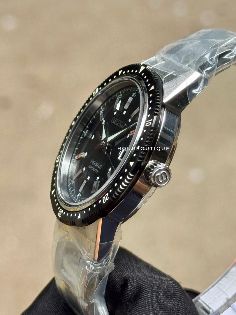 Brand New Seiko Presage Black Dial Limited Edition Automatic Watch SPB131J1