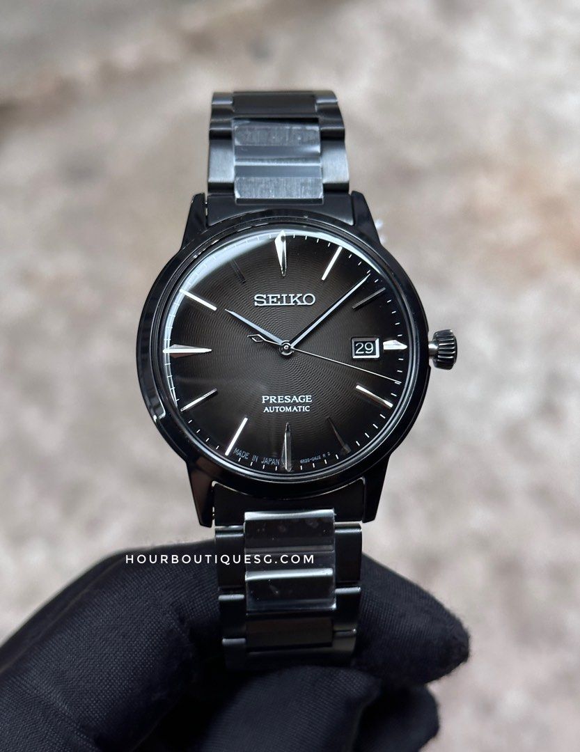 seiko presage men's automatic watch