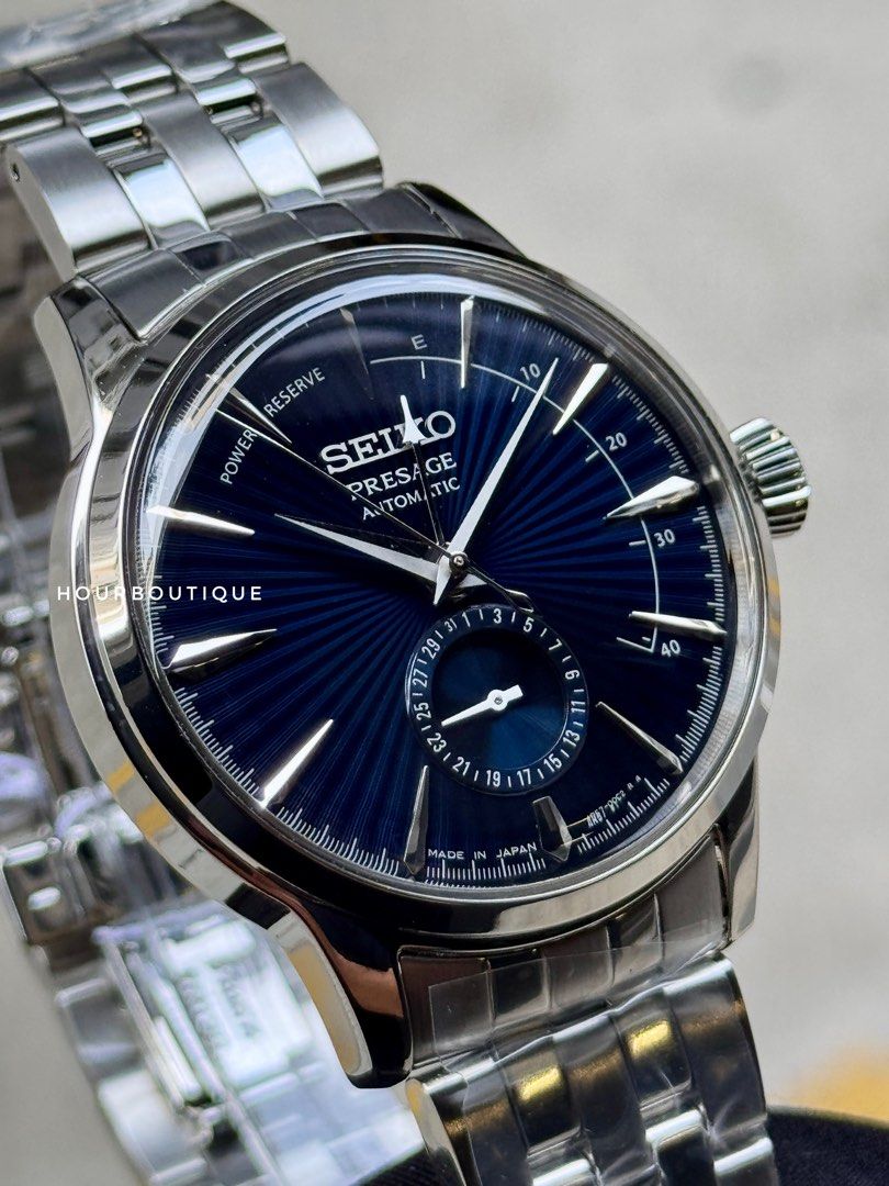 Brand New Seiko Presage Cocktail Time Dark Blue, Automatic Watch SSA347J1