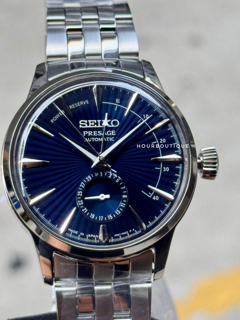 Brand New Seiko Presage Cocktail Time Dark Blue, Automatic Watch SSA347J1