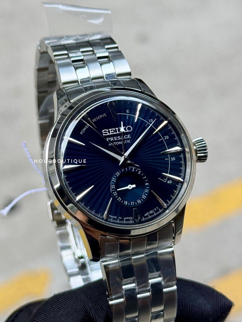Brand New Seiko Presage Cocktail Time Dark Blue, Automatic Watch SSA347J1