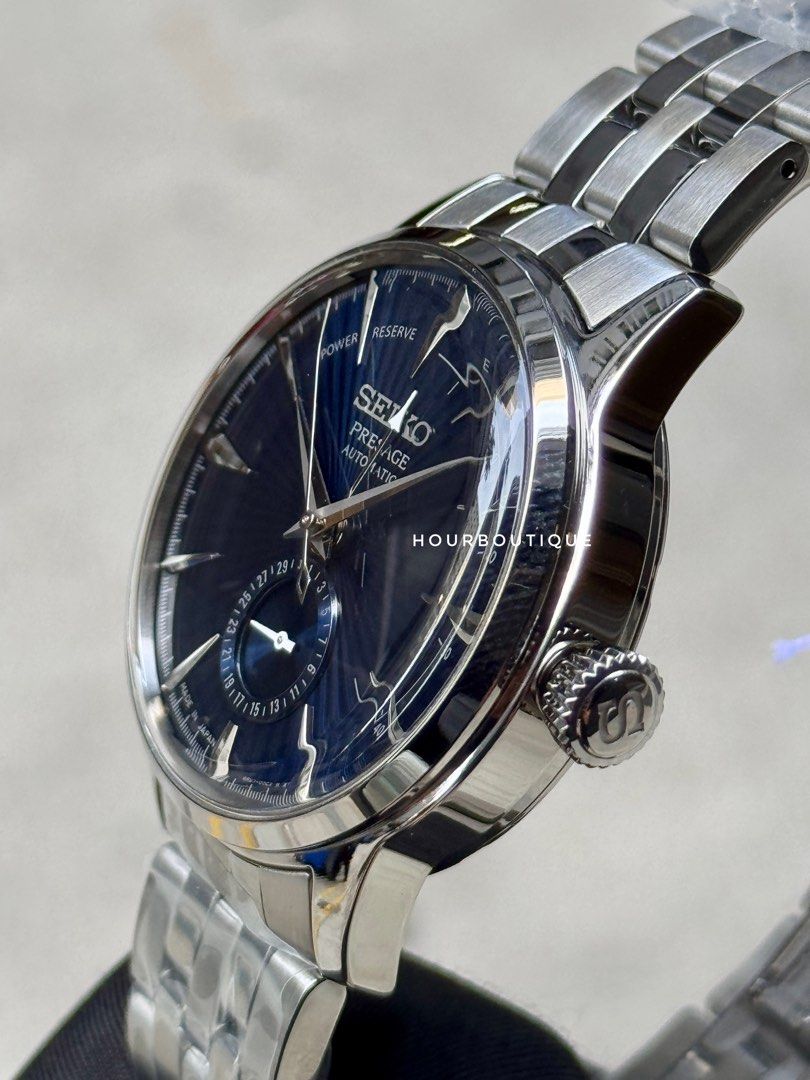 Brand New Seiko Presage Cocktail Time Dark Blue, Automatic Watch SSA347J1