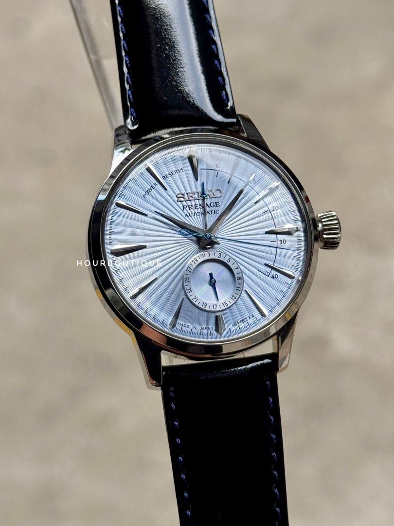 Brand New Seiko Presage Cocktail Time Power Reserve Gauge Automatic Watch SSA343J1