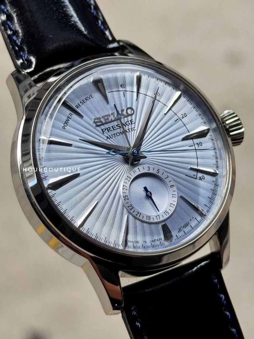 Brand New Seiko Presage Cocktail Time Power Reserve Gauge Automatic Watch SSA343J1