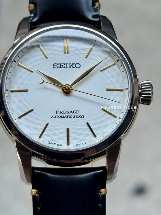 Brand New Seiko Presage Craftsman Series, Arita Porcelain Hand Made Dial Automatic Watch SPB497J1 SARX127