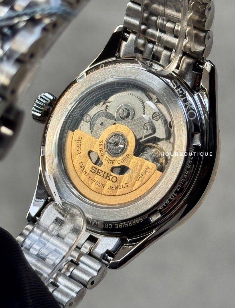Brand New Seiko Presage Cream Dial, Gold Index Automatic Dress Watch SARx126