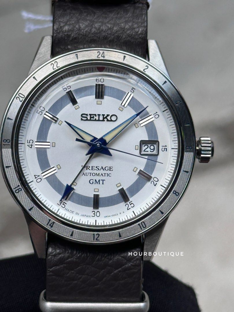 Brand New Seiko Presage GMT Limited Edition Mens Travellers Watch SSK015J1
