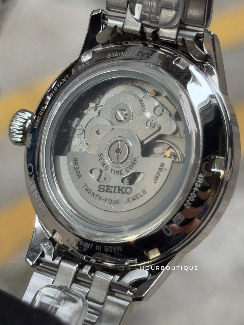 Brand New Seiko Presage GMT Sky Blue Dial Automatic Watch SSK037J1