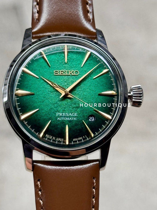 Brand New Seiko Presage Green Dial Automatic Watch HCB002J1