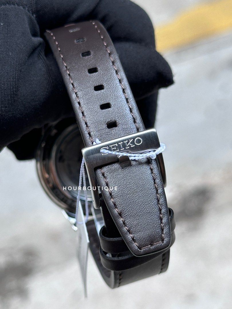 Brand New Seiko Presage Grey Dial GMT Men’s Automatic Watch SSK013J1