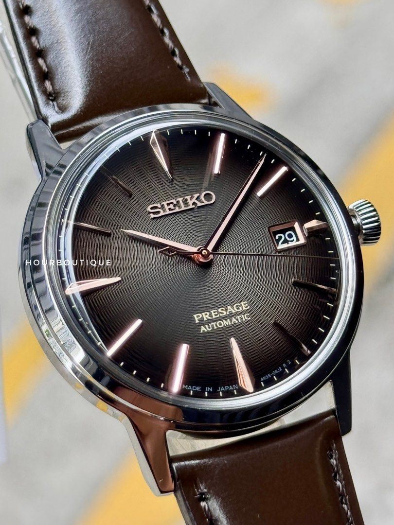 Brand New Seiko Presage Grey Dial Automatic Watch SRPJ17K1