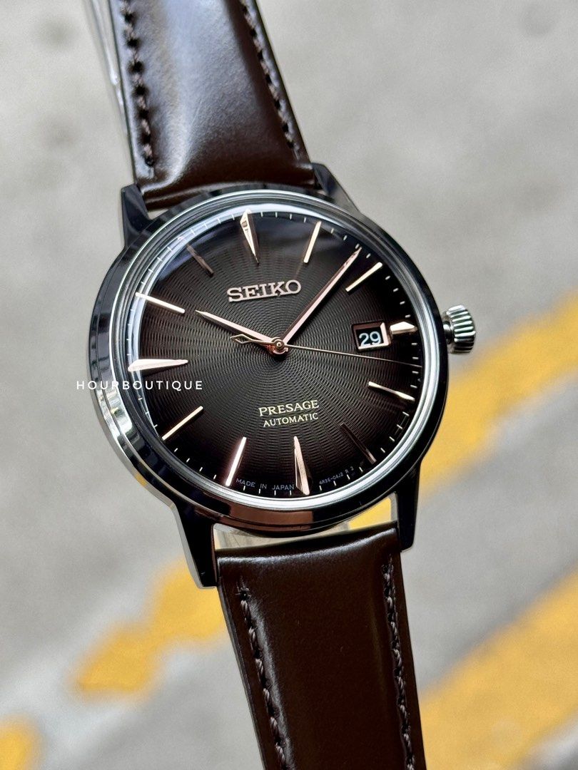 Brand New Seiko Presage Grey Dial Automatic Watch SRPJ17K1