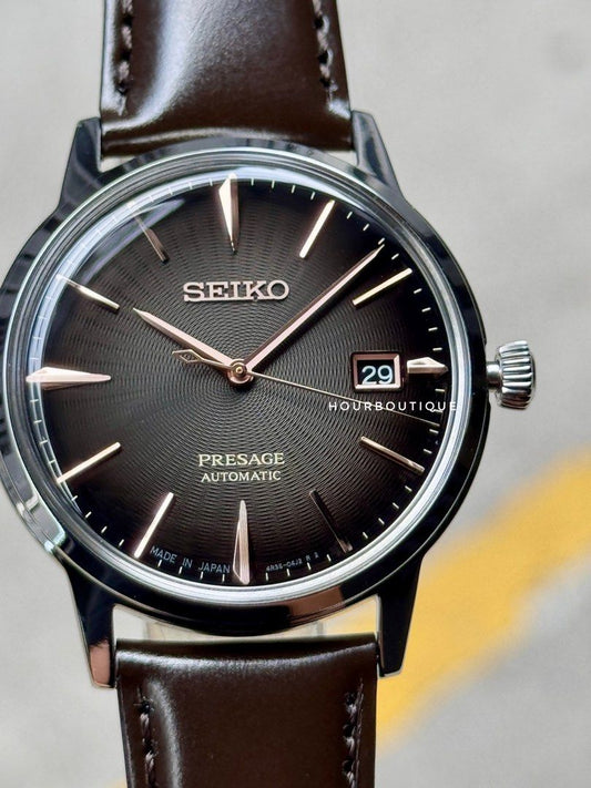 Brand New Seiko Presage Grey Dial Automatic Watch SRPJ17K1