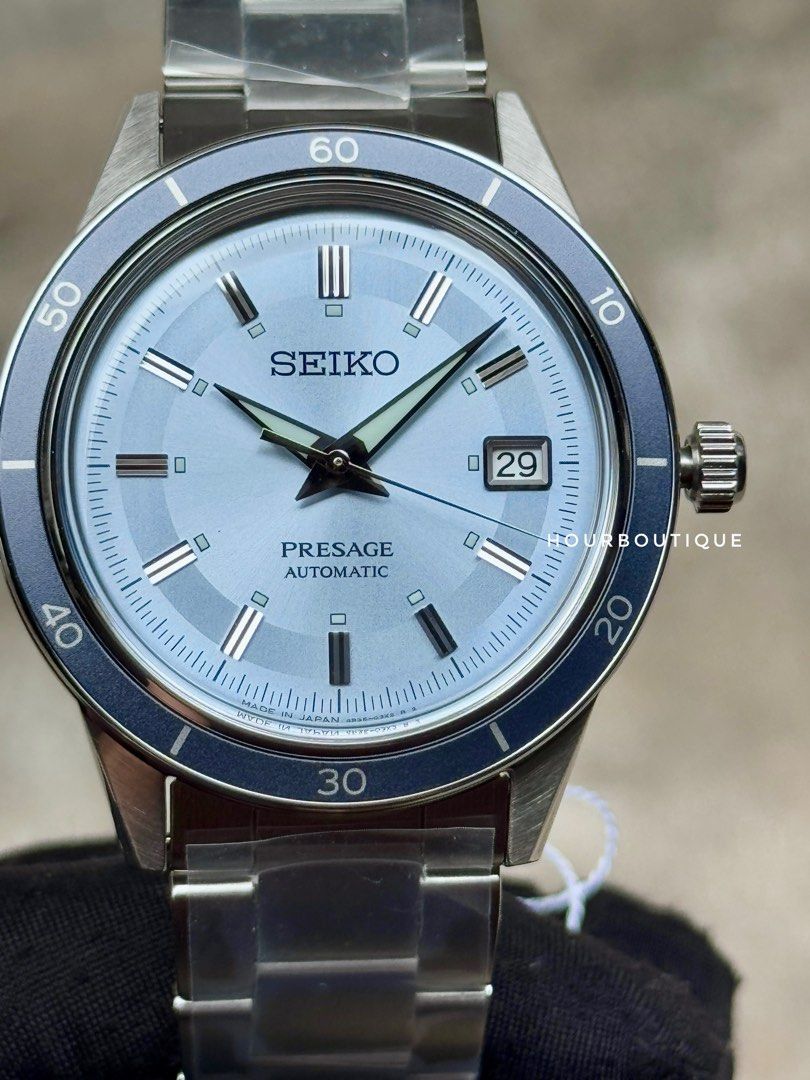 Brand New Seiko Presage Ice Blue Europe Exclusive Automatic Watch SRPL19J1