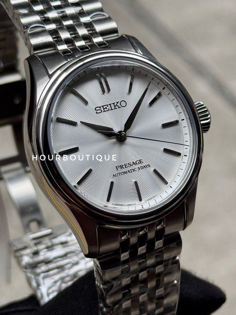 Brand New Seiko Presage Mid Size Automatic Silver Dial Watch HCC001J1