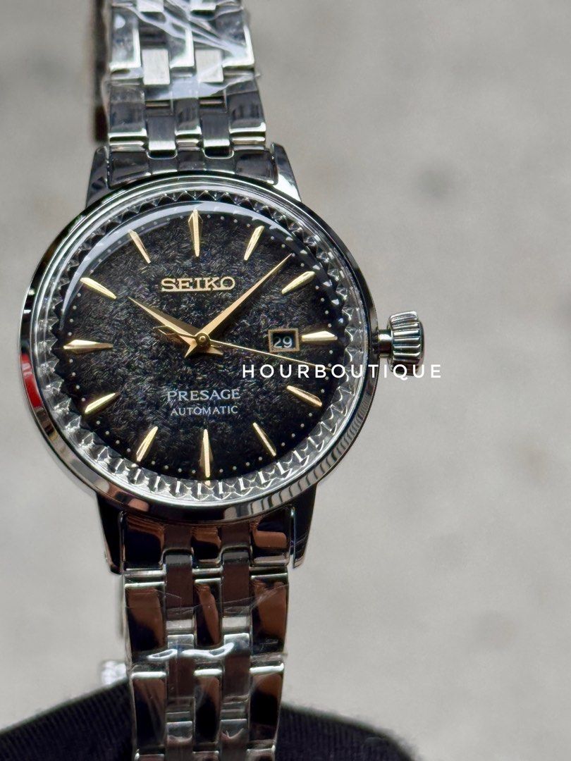 Brand New Seiko Presage Night Time Tokyo Cocktail Time Automatic Watch SRE015J1