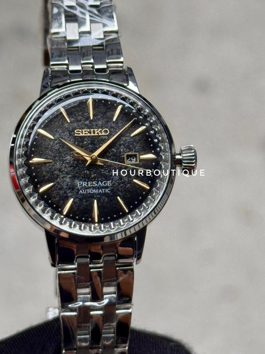 Brand New Seiko Presage Night Time Tokyo Cocktail Time Automatic Watch SRE015J1