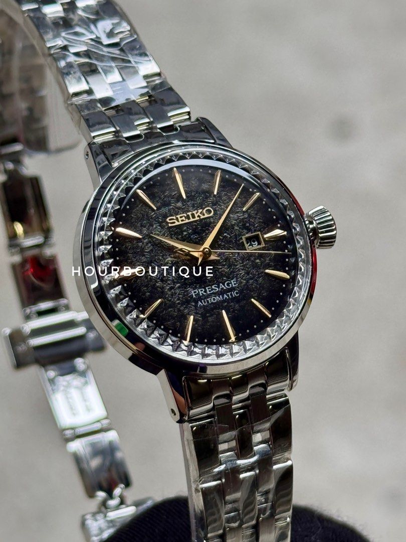 Brand New Seiko Presage Night Time Tokyo Cocktail Time Automatic Watch SRE015J1
