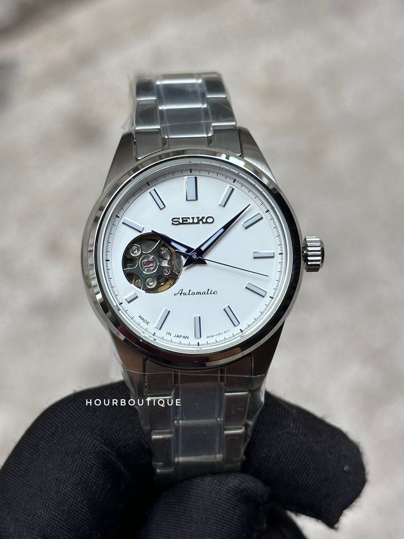 Brand New Seiko Presage Open Heart Automatic lady’s Watch White Dial