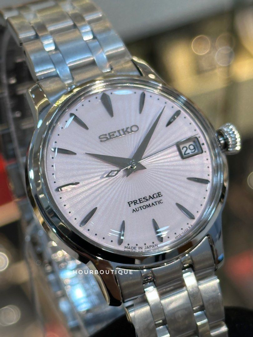 Brand New Seiko Presage Pastel Pink Lady’s Automatic Watch SRP839J1