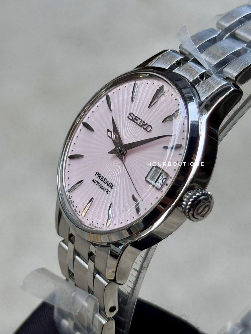 Brand New Seiko Presage Pastel Pink Dial Automatic Watch SRP839J1