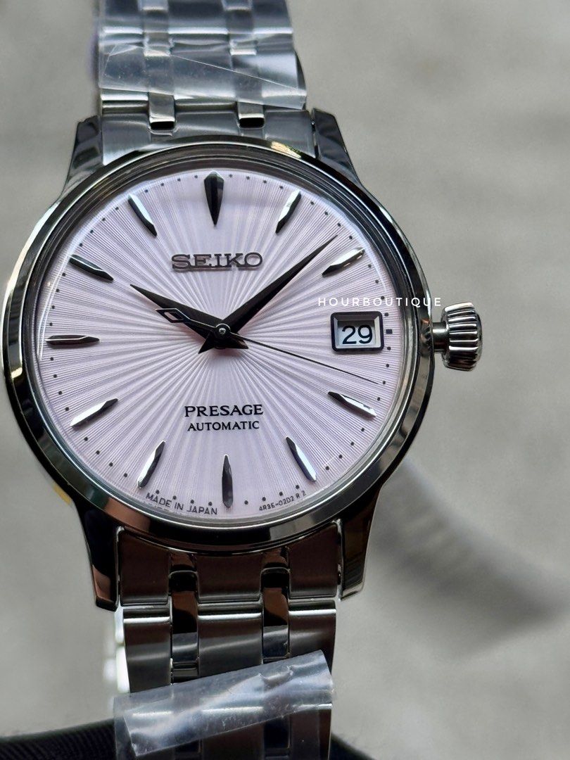 Brand New Seiko Presage Pastel Pink Dial Automatic Watch SRP839J1
