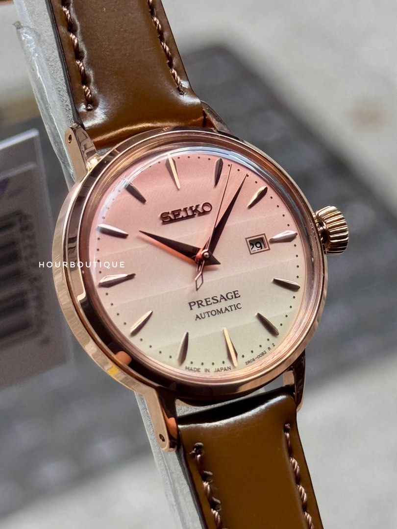 Brand New Seiko Presage Pink Twilight Automatic Limited Edition Watch SRE014J1