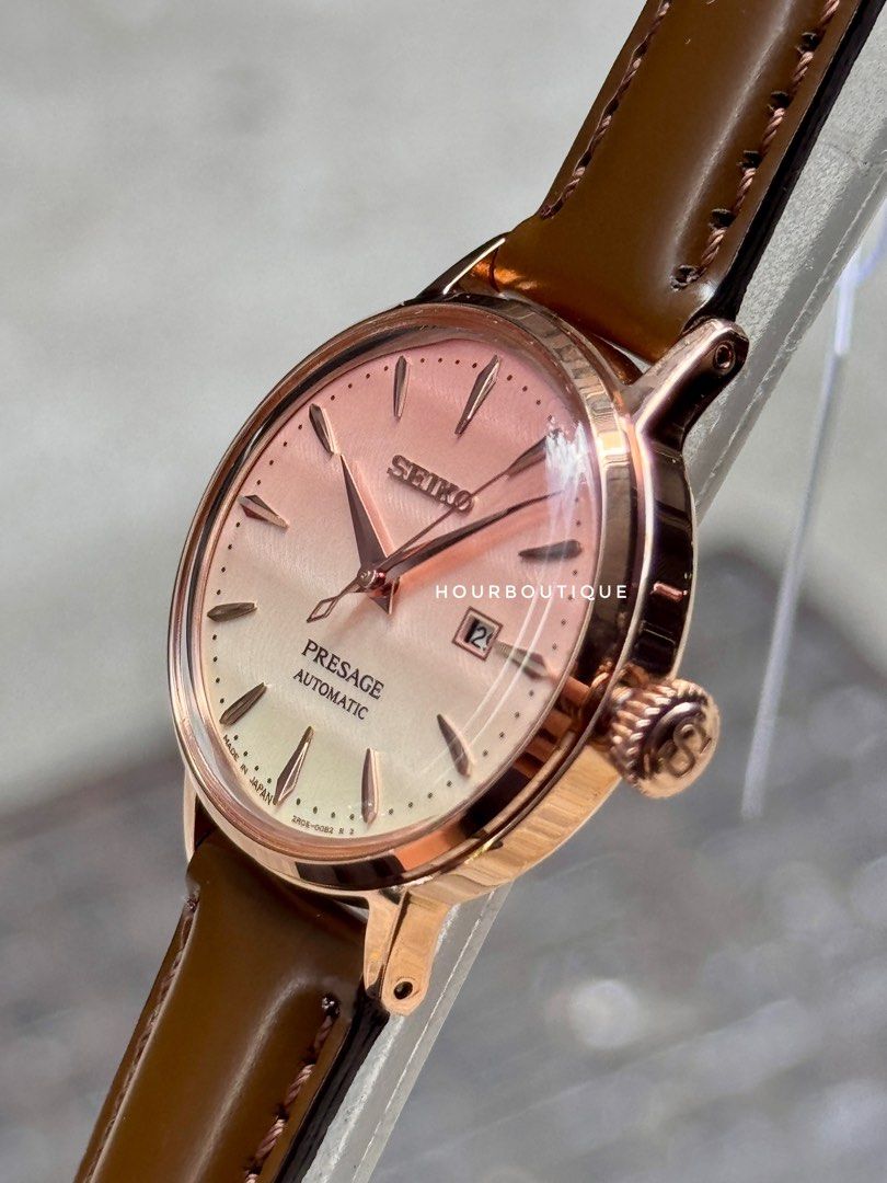 Brand New Seiko Presage Pink Twilight Automatic Limited Edition Watch SRE014J1