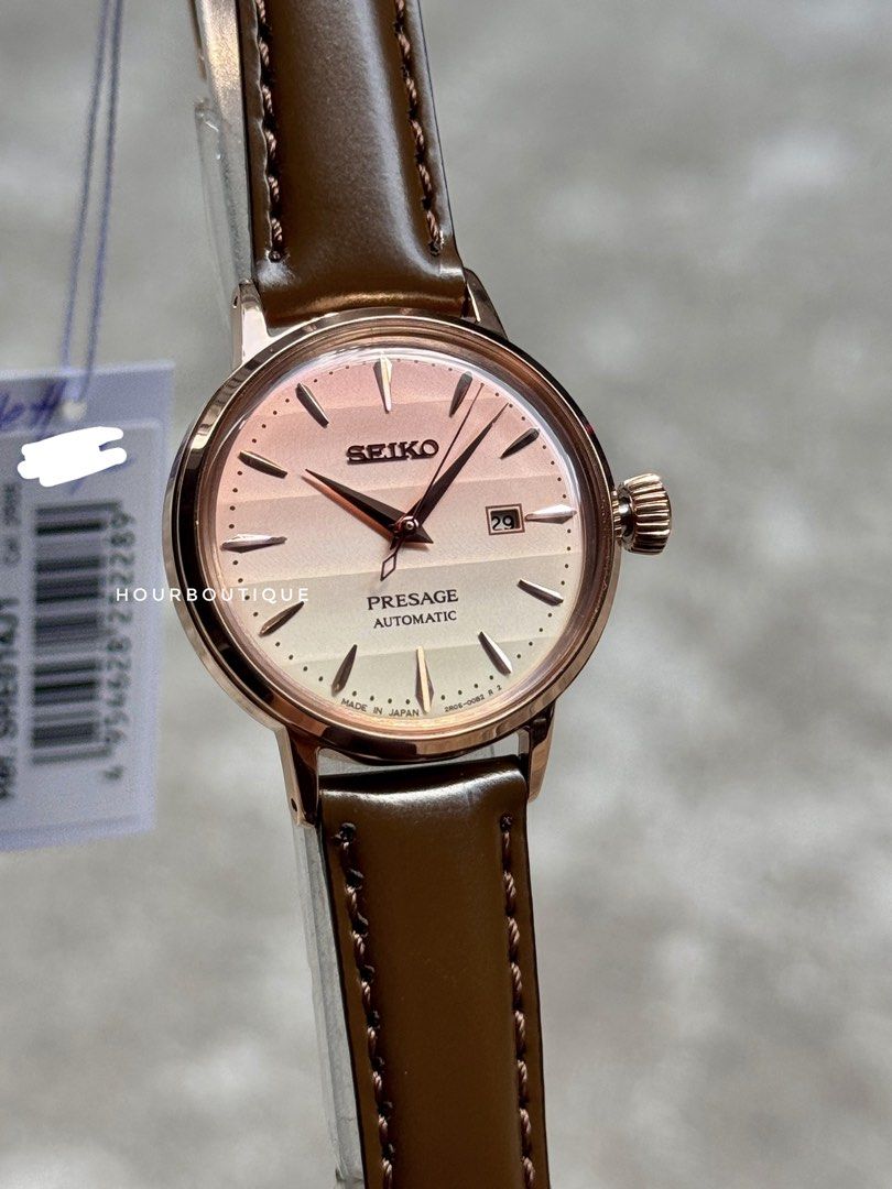 Brand New Seiko Presage Pink Twilight Automatic Limited Edition Watch SRE014J1
